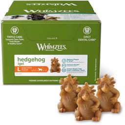 Whimzees Tyggeben Hedgehog LARGE Glutenfri Vegan NATUR 30 stk.